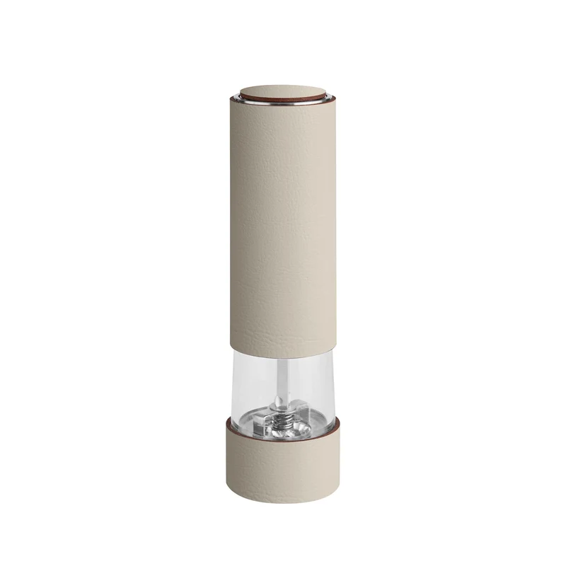 Electric Leather SALT & PEPPER MILL by Ekaterina Borovkova for ADJ STYLE