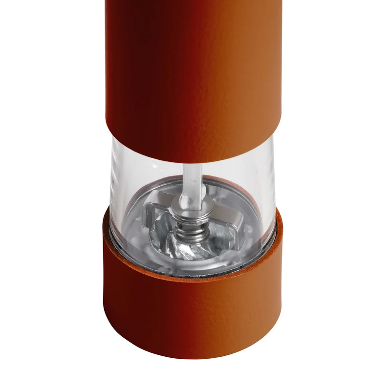 Electric Leather SALT & PEPPER MILL by Ekaterina Borovkova for ADJ STYLE