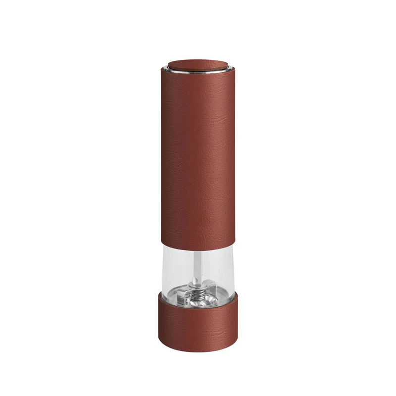 Electric Leather SALT & PEPPER MILL by Ekaterina Borovkova for ADJ STYLE