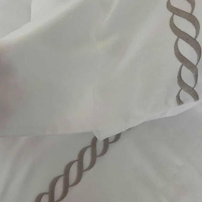 Egyptian Cotton Flat Sheet Set ESSE CHAIN by Cittadini