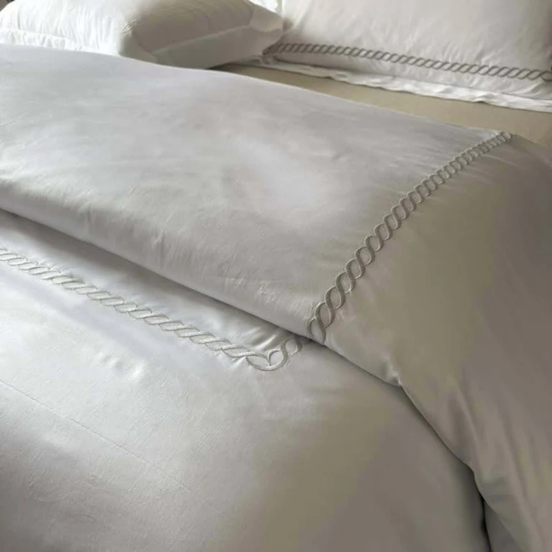 Egyptian Cotton Duvet Cover ESSE CHAIN by Cittadini