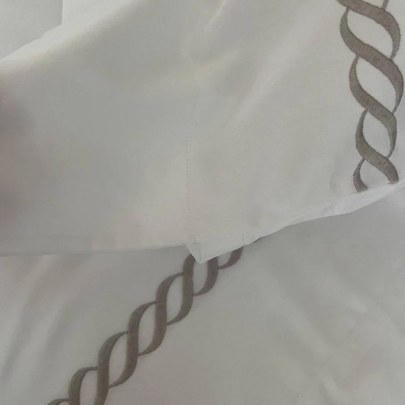Egyptian Cotton Duvet Cover ESSE CHAIN by Cittadini
