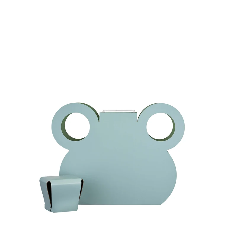 Leather Decorative Object VASE OTTO by Gianpaolo Venier for ADJ STYLE