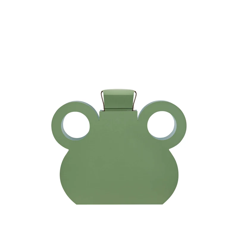 Leather Decorative Object VASE OTTO by Gianpaolo Venier for ADJ STYLE