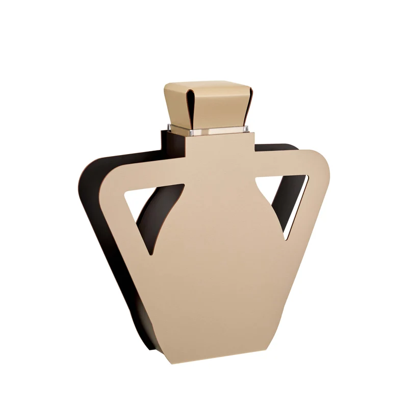 Leather Decorative Object VASE OTTO by Gianpaolo Venier for ADJ STYLE
