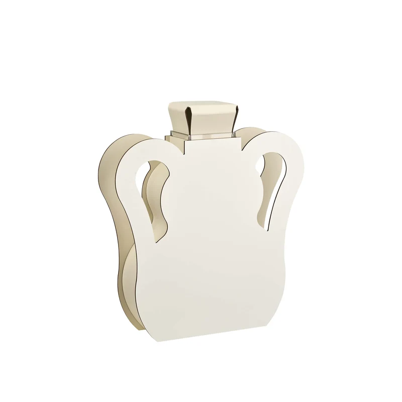 Leather Decorative Object VASE OTTO by Gianpaolo Venier for ADJ STYLE