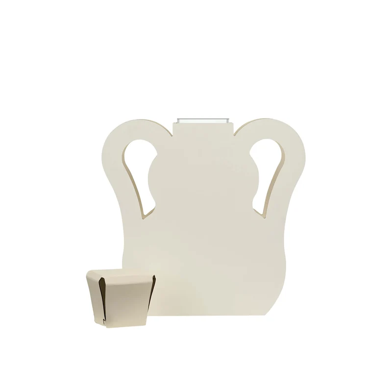 Leather Decorative Object VASE OTTO by Gianpaolo Venier for ADJ STYLE