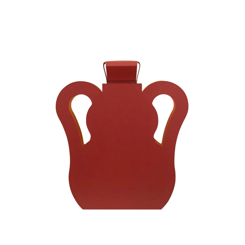 Leather Decorative Object VASE OTTO by Gianpaolo Venier for ADJ STYLE