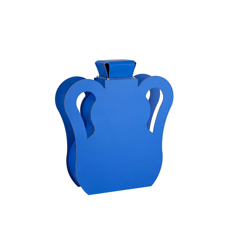 Leather Decorative Object VASE OTTO by Gianpaolo Venier for ADJ STYLE