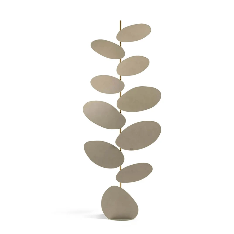 Brass Floor Lamp FOLIAGE by Six N. Five for Poltrona Frau