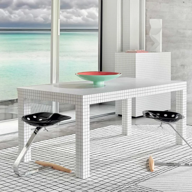 Honeycomb Wood Dining Table QUADERNA by Superstudio for Zanotta