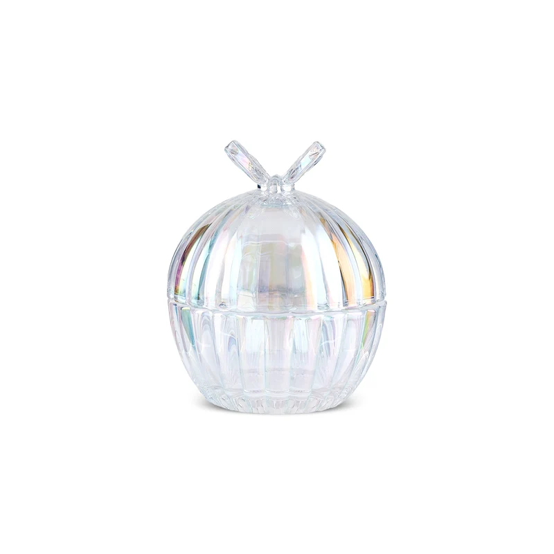 Karaca Luster Glas-Lokumschale mit Schmetterlingsfigur