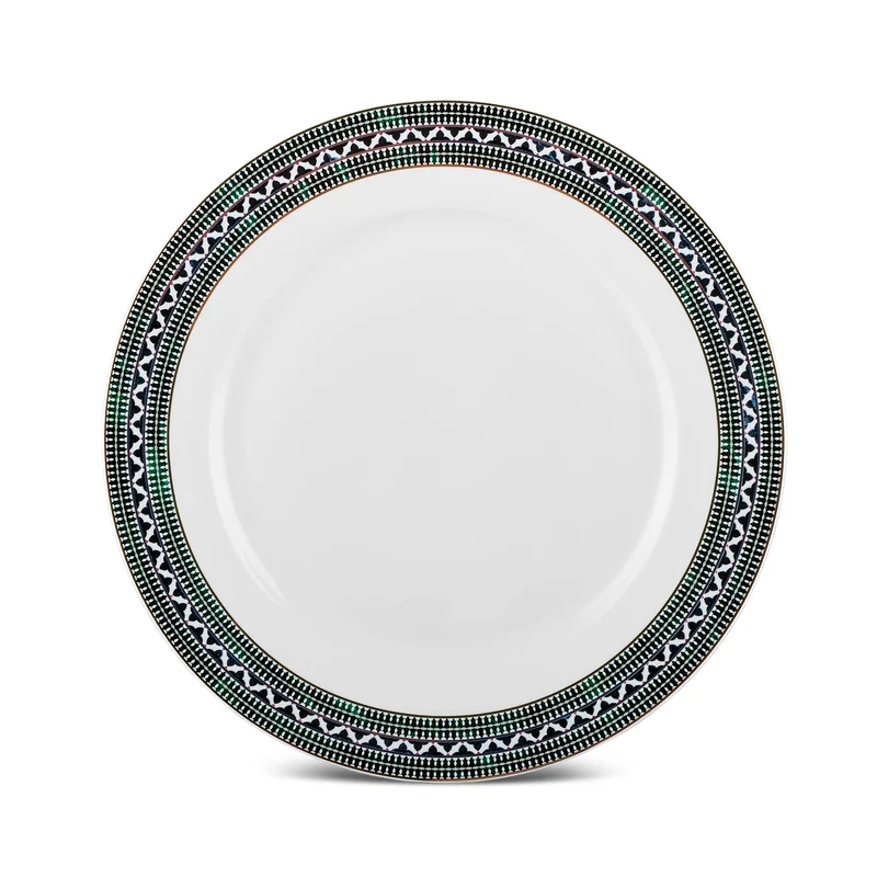 Karaca Elegance Bone Cordoba 53-teiliges Tafelservice für 12 Personen, Gold