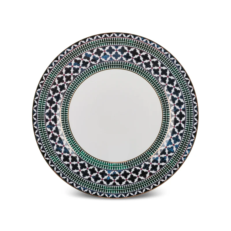Karaca Elegance Bone Cordoba 53-teiliges Tafelservice für 12 Personen, Gold
