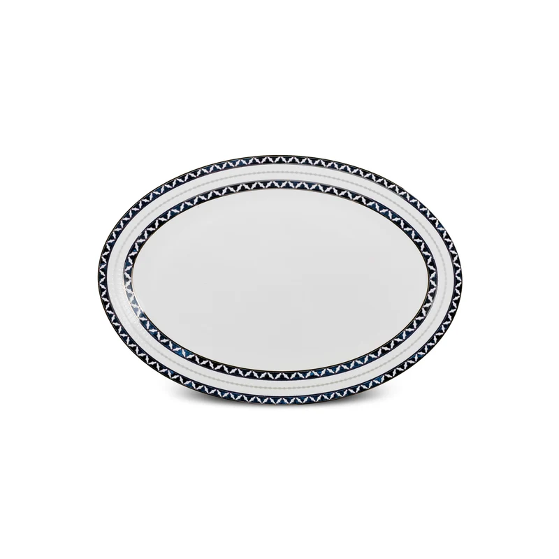 Karaca Elegance Bone Cordoba 53-teiliges Tafelservice für 12 Personen, Gold