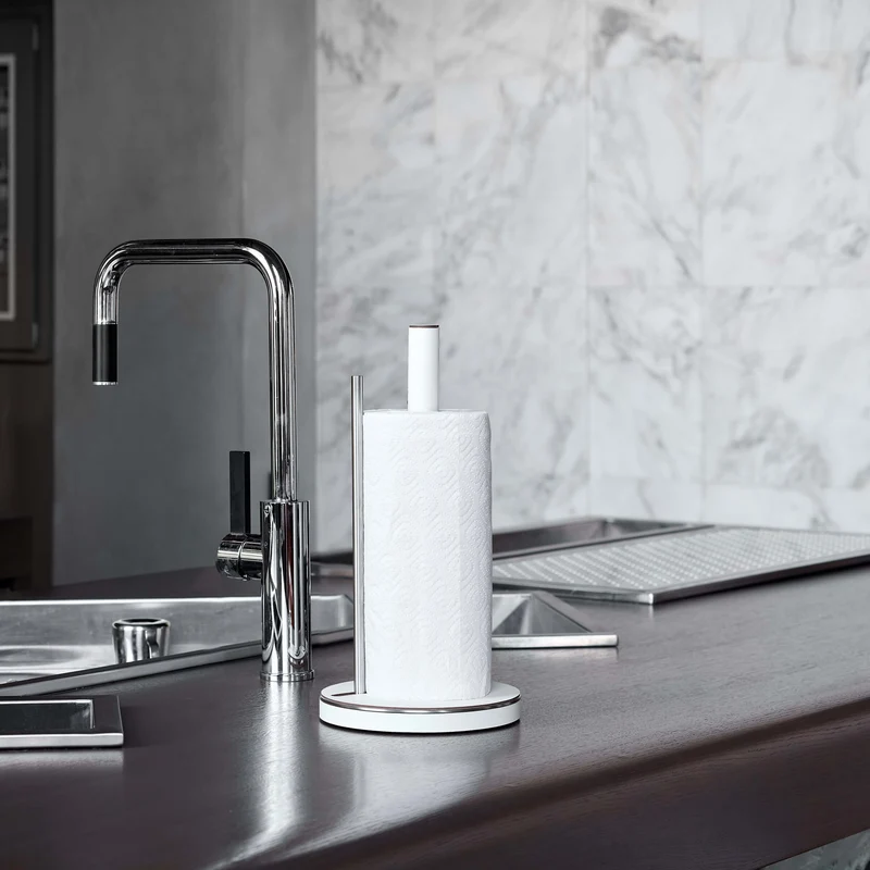Leather KITCHEN ROLL HOLDER by Ekaterina Borovkova for ADJ STYLE