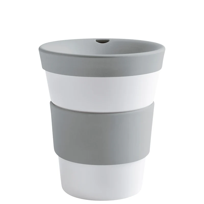 KAHLA cupit Becher 0,35 l + Trinkdeckel cool gray