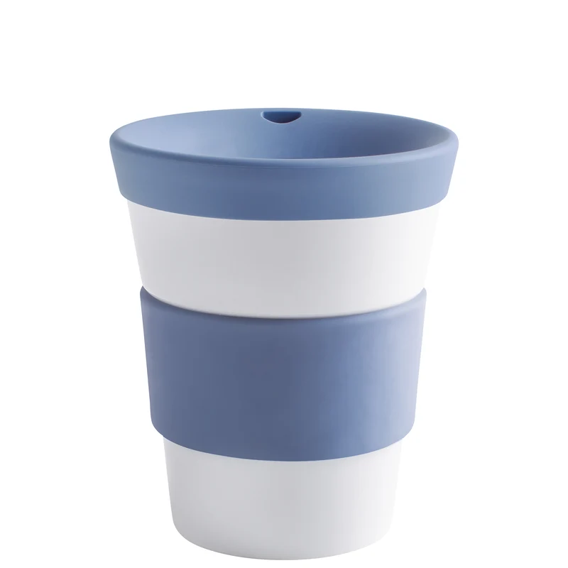 KAHLA cupit Becher 0,35 l + Trinkdeckel stormy blue