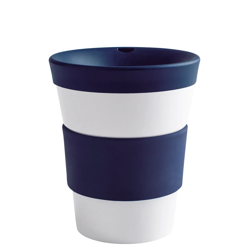 KAHLA cupit Becher 0,35 l + Trinkdeckel royal blue