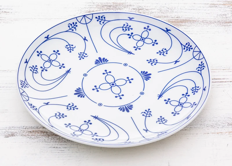 Indisch Blau Porzellan Teller 20cm