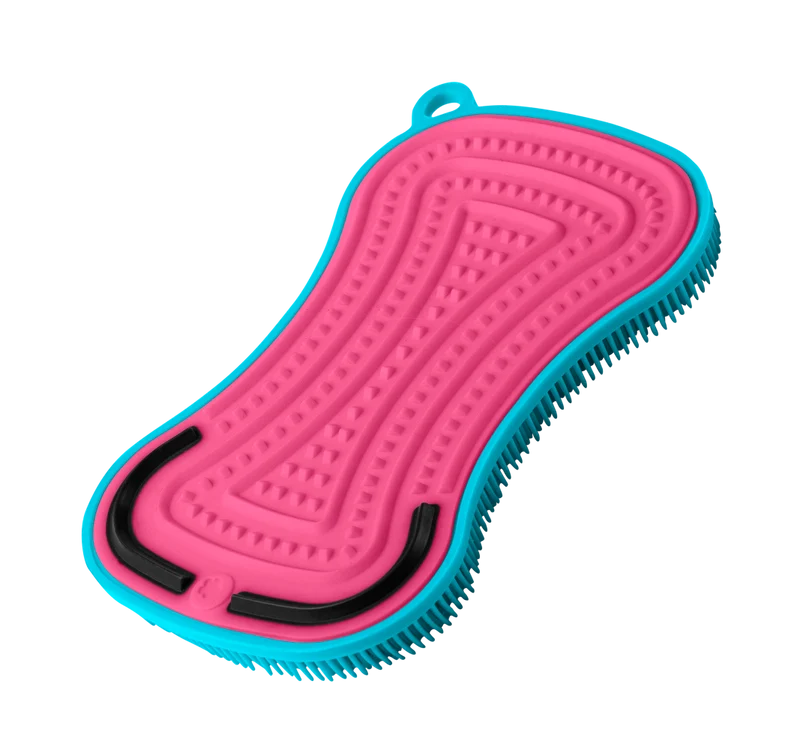 Scrubby plus türkis/pink 13x8 cm