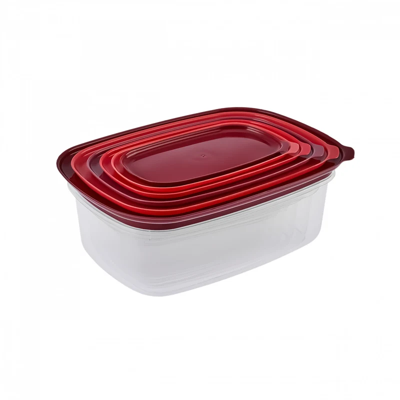 Karaca Vicks Red Velvet 6-teiliges Lagerbehälter