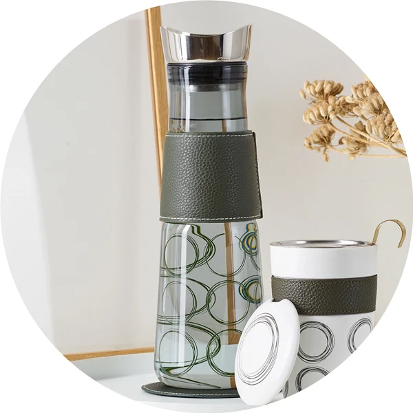 Tee- / Kaffeezubereiter aus Glas | inkl. Edelstahlsieb | EVE
