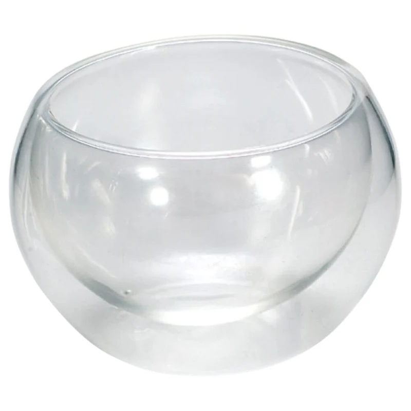 Glas Cup klein doppelwandig