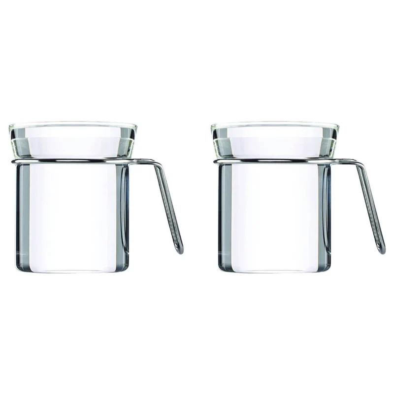 Zwei Mono Ellipse Teebecher 0,3 lt.