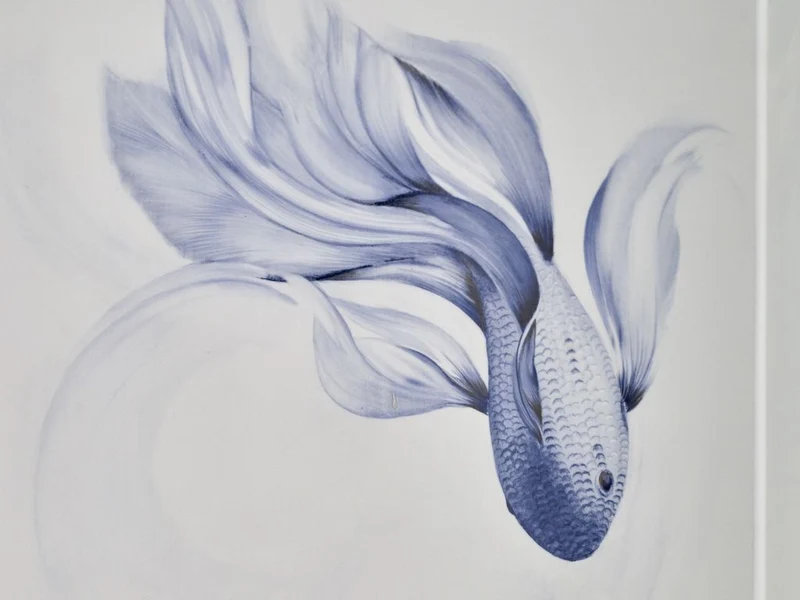 Wandfliese | Dancing Fish