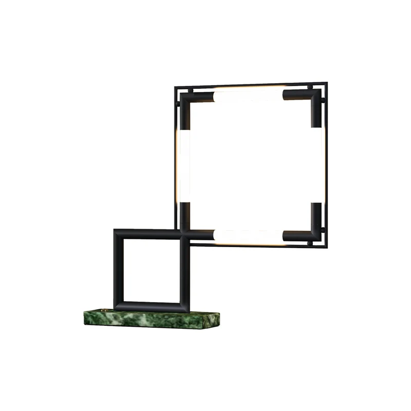 Table Lamp QUADRO by Jacques Adnet for Lumen Center