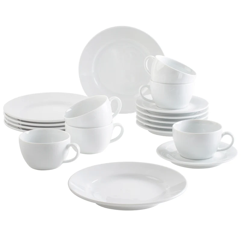 KAHLA Pronto Kaffeeservice 18tlg. weiß
