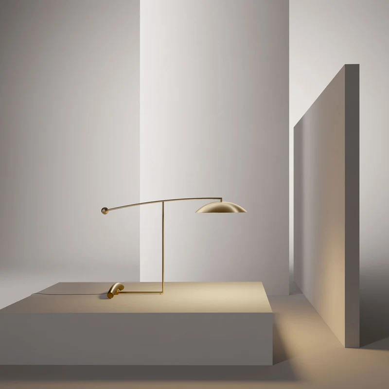 Rotating Table Lamp ORBIT by Kevin Gray for Lumen Center