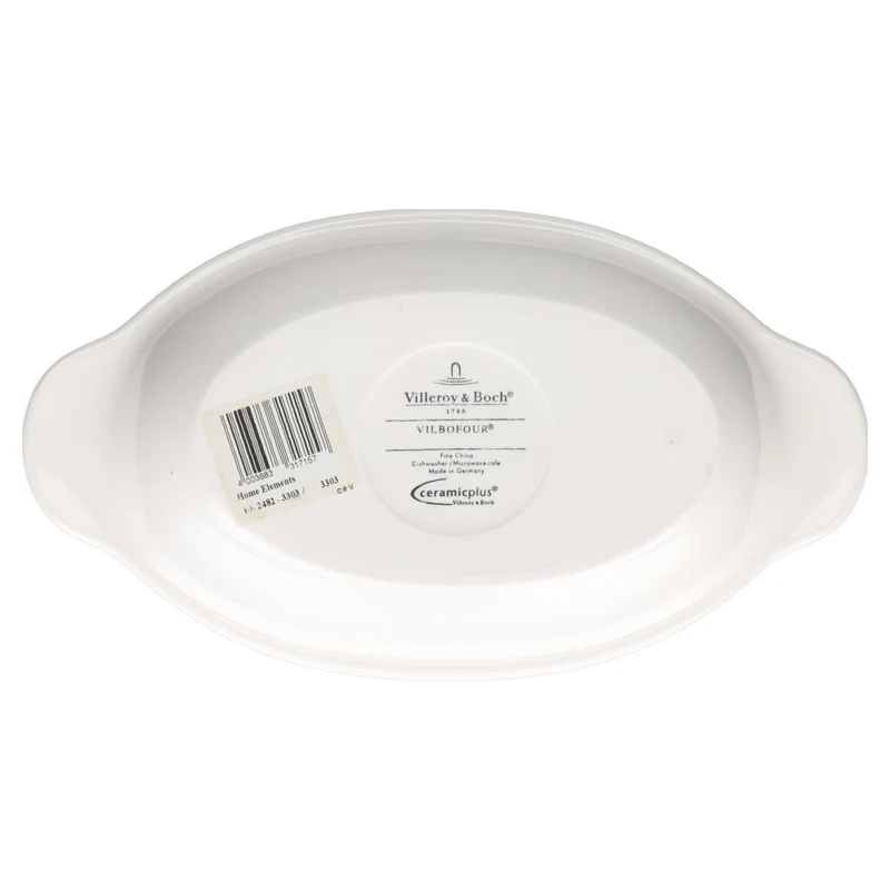 Auflaufform oval mini