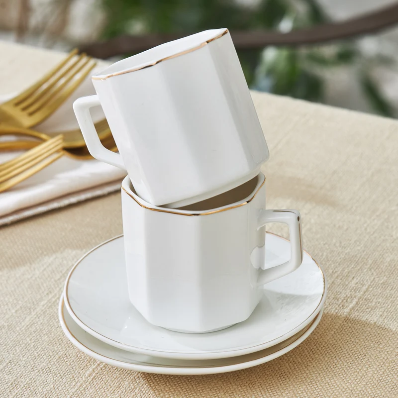 Karaca Vezir 6 Personen Kaffeetassen-Set 80 ml