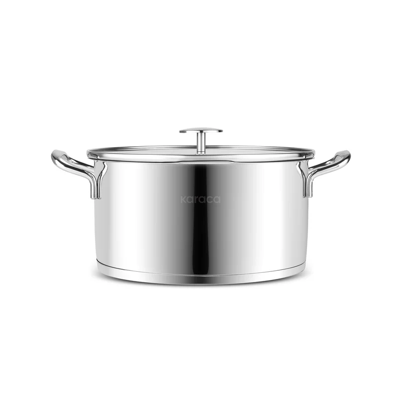 Karaca Vapor 8-teiliges Edelstahl-Topfset mit Sieb