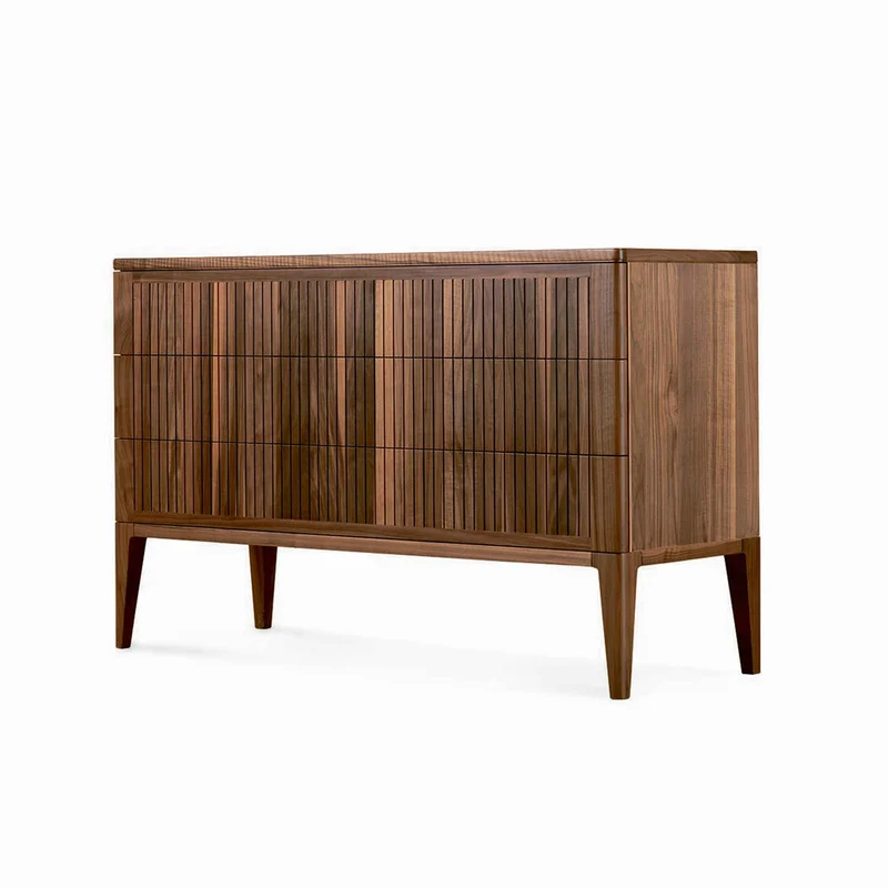 Walnut Wood Chest of Drawers ELEVA by Dale Italia