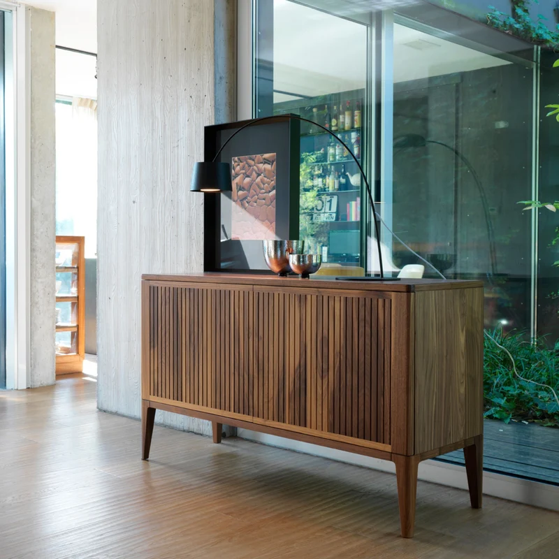 Walnut Wood Sideboard ELEVA by Dale Italia