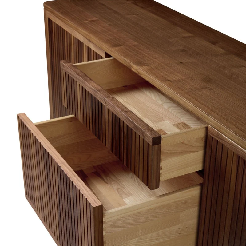 Walnut Wood Sideboard ELEVA by Dale Italia