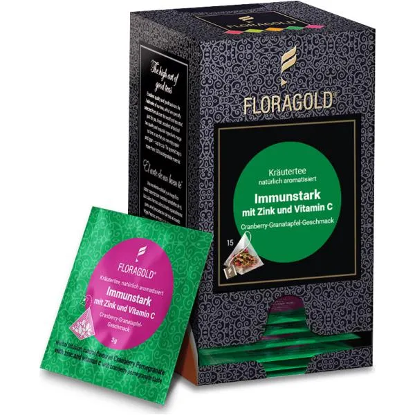 FLORAGOLD® Immunstark | Kräutertee | Pyramidenbeutel