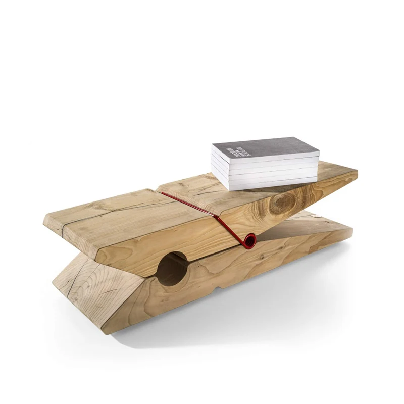 Wood Bench MOLLETTA KIDS by Beldessari & Beldessari for Riva 1920