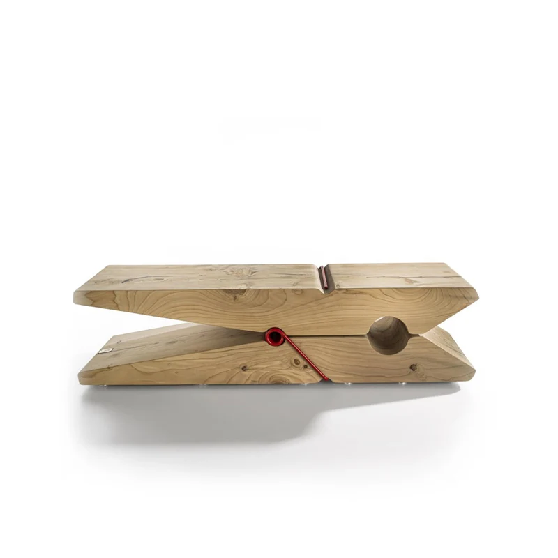 Wood Bench MOLLETTA KIDS by Beldessari & Beldessari for Riva 1920
