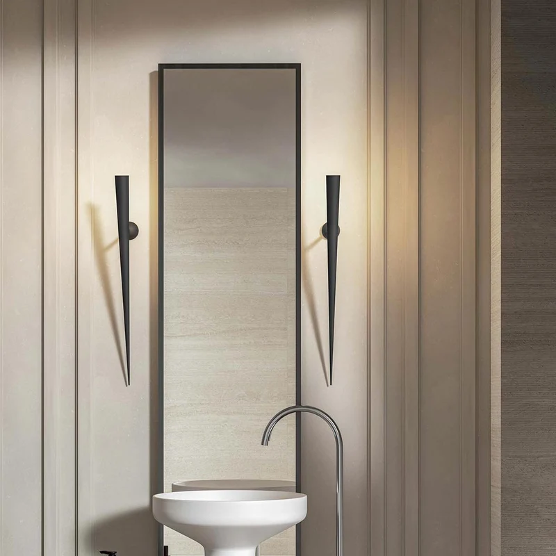 Aluminium Wall Lamp TRYLON by Gilles Derain for Lumen Center