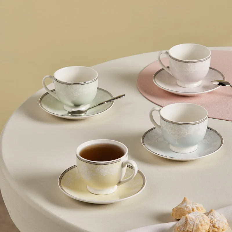 Karaca Vera für 4 Personen Teetasse, 180 ml