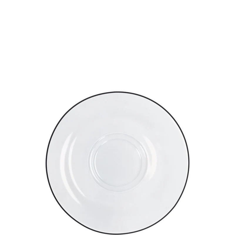 KAHLA Pronto Line Untertasse 16 cm Line pure black