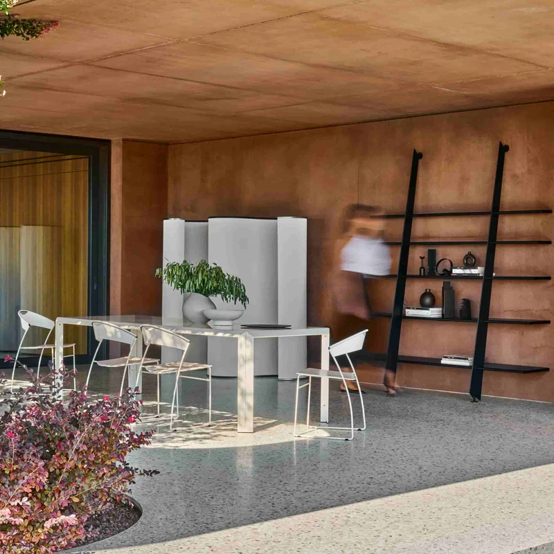 Dining Table T-TABLE by Angelo Mangiarotti for Baleri Italia
