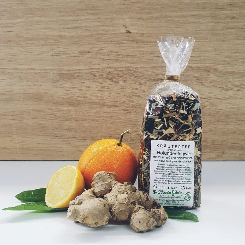 Holunderblüte Ingwer | Kräutertee | Aroma