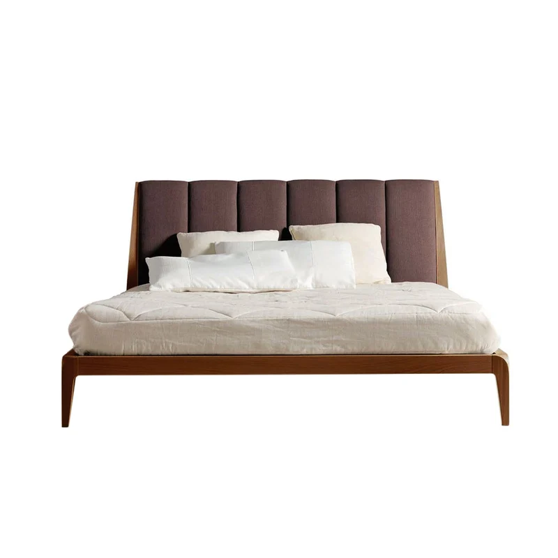 Walnut Wood Bed VERSO NORD by Dale Italia