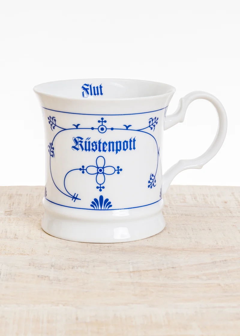 Indisch Blau Becher mit den Gezeiten