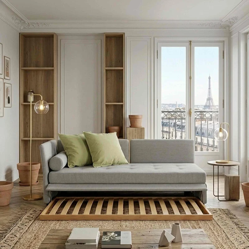 Trundle Sofa Bed FIGI ISOLONA by Orizzonti Design Center for Horm